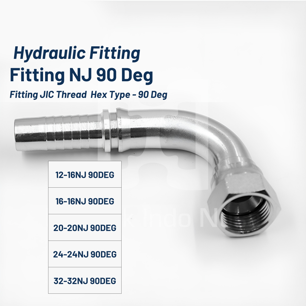 Hydraulic Fitting NJ 90 Deg Female ( Size 3/4" - 2" ) / Fitting NJ Belok 90 Deg Carbon Steel  / Fitt