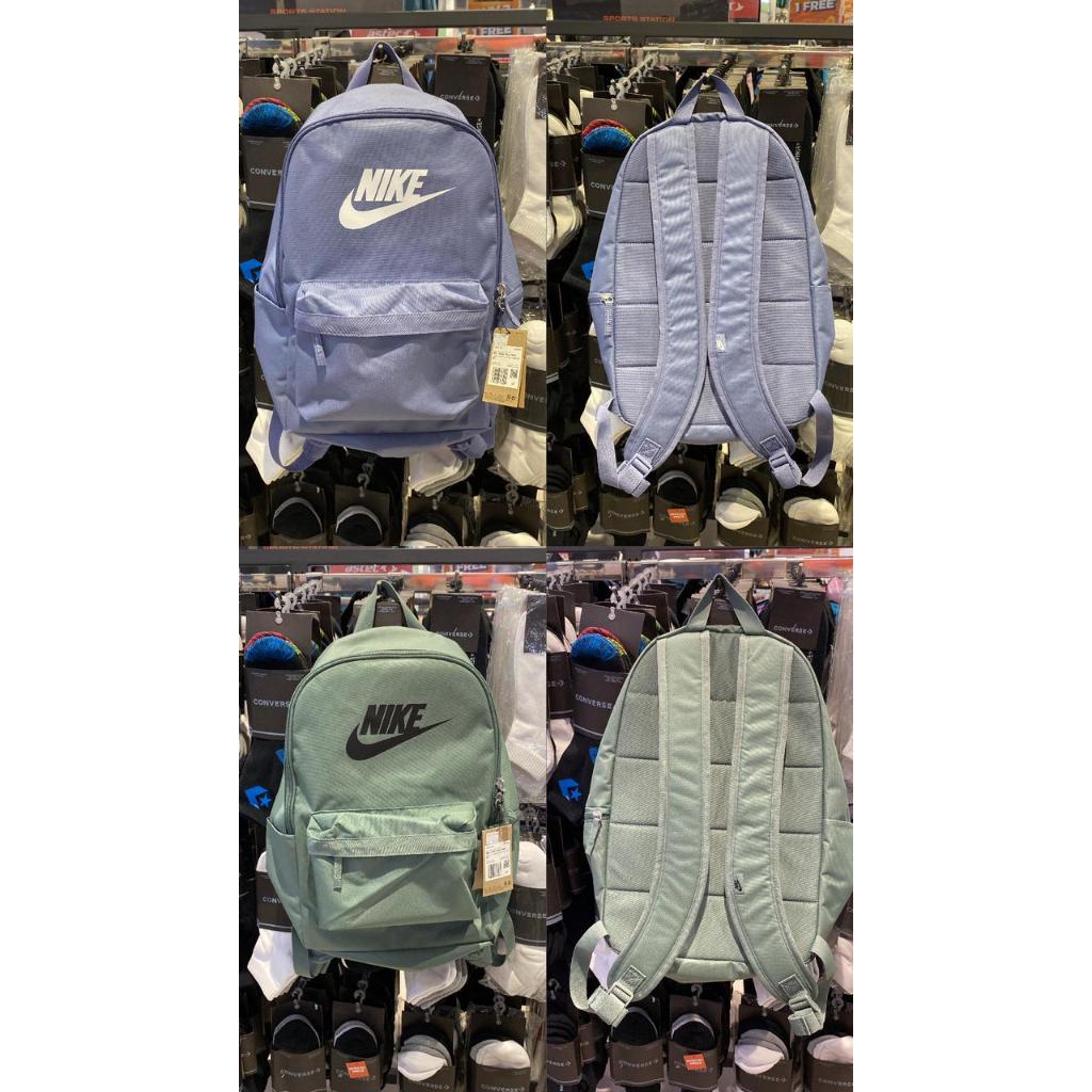 Tas Ransel Nike Backpack Biru Muda Hijau Sage Warna Soft Pastel