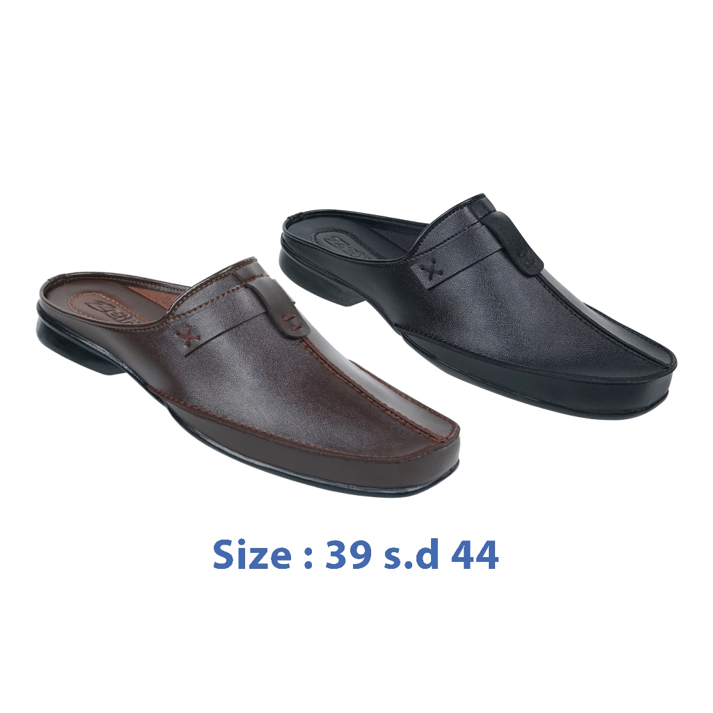 Zeintin - Sepatu Slop Pria Sandal Bustong Tutong Cowok RD