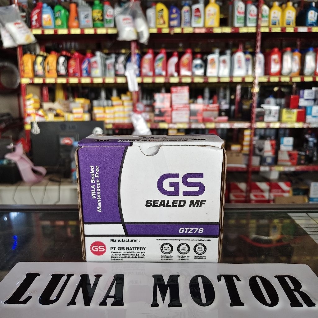 AKI GS GTZ7S / Aki Kering Gs GTZ7S Satria Fu