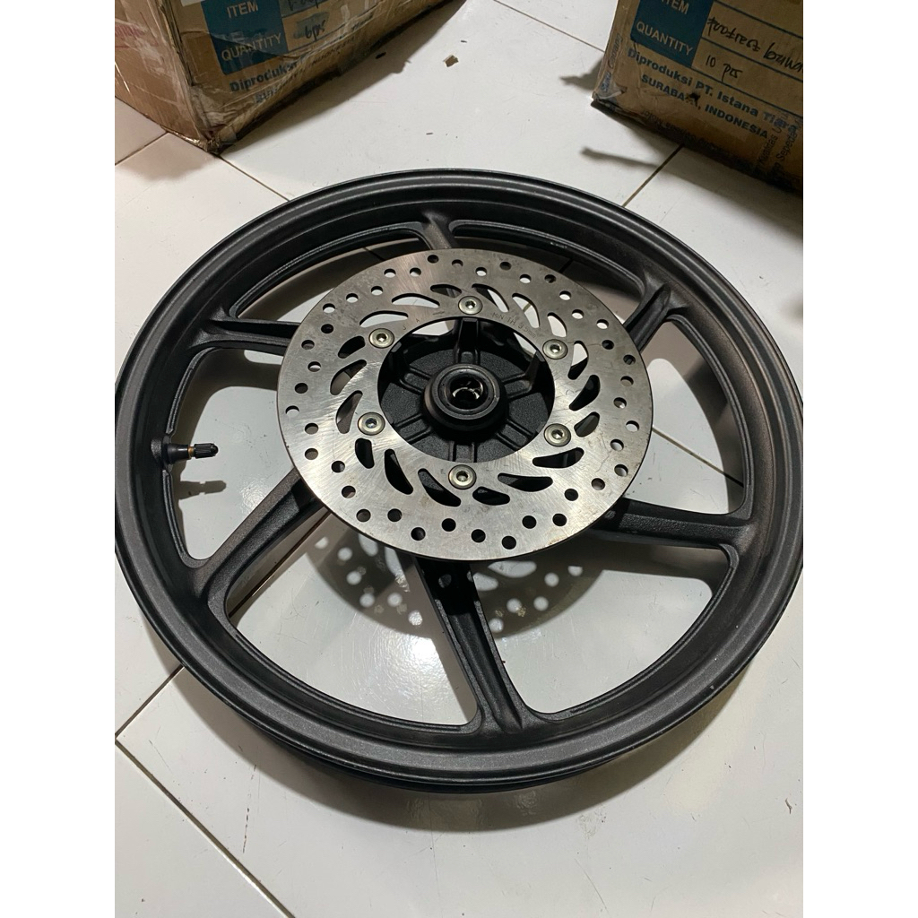 velg depan cb verza original set piringan velk cb verza 150