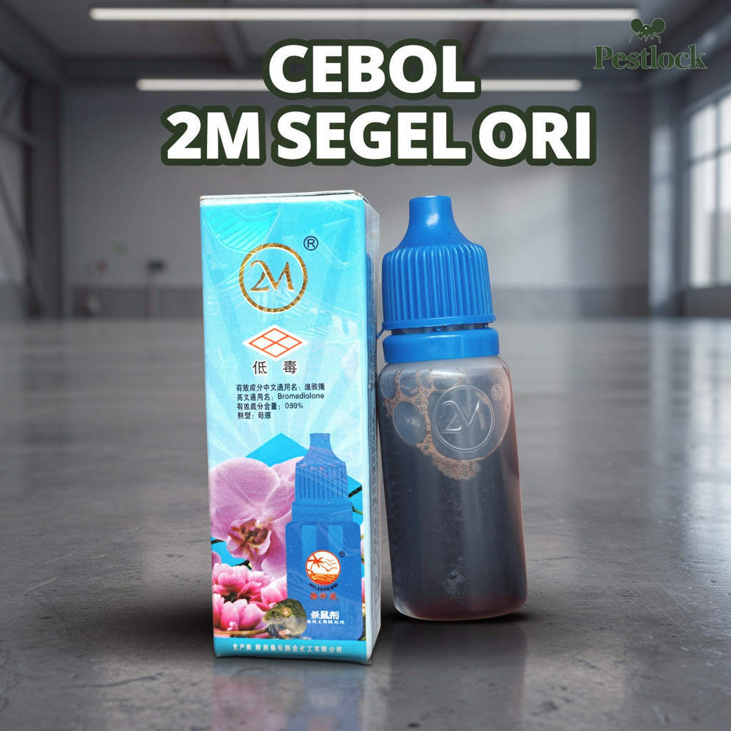 RACUN TIKUS 2M CEBOL DOSIS 0,99% BERGARANSI SEGEL SHIELD TAG