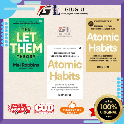 Atomic Habits Indonesia  James Clear | The Let Them Theory Indonesia Mel Robbin Original