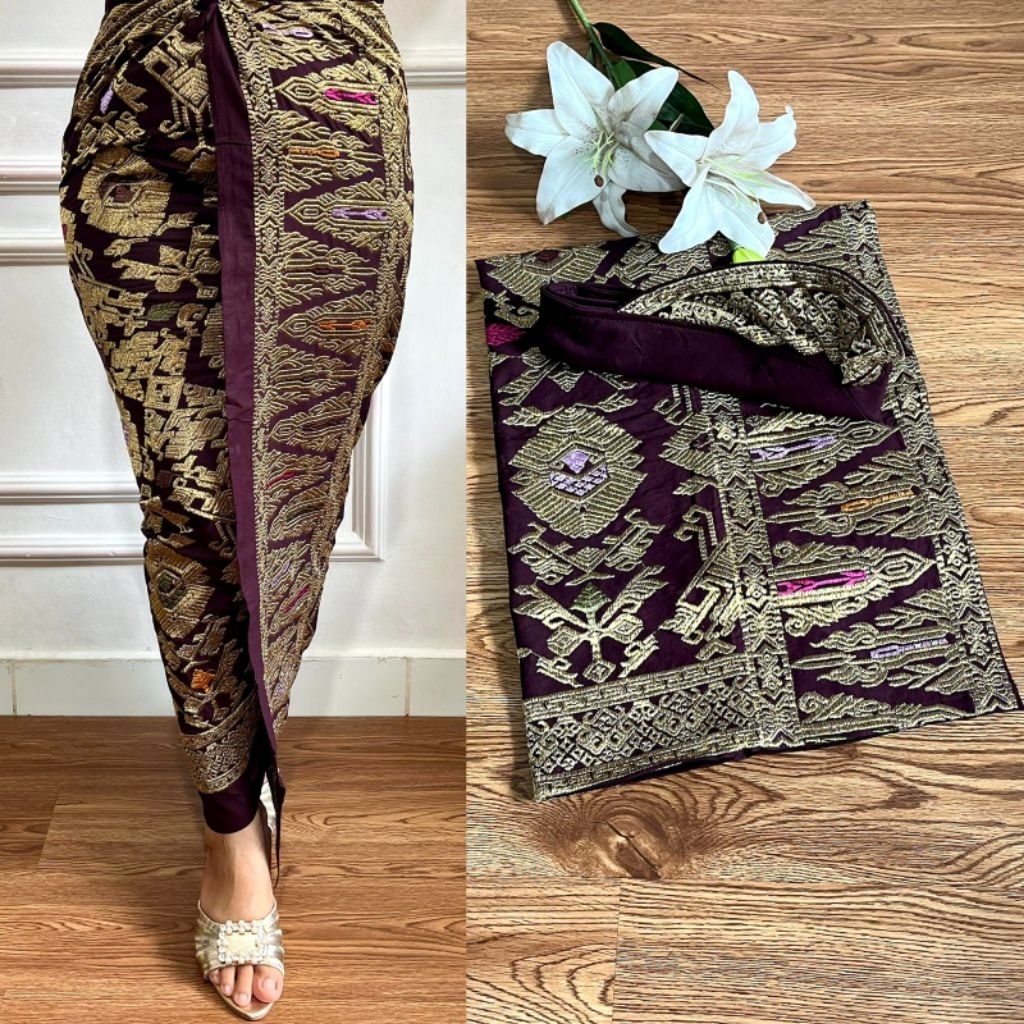 SET COUPLE//KAMEN COUPLE BALI//KAMEN BORDIR PREMIUM//KAMEN SAPUT UDENG SETENGAH JADI