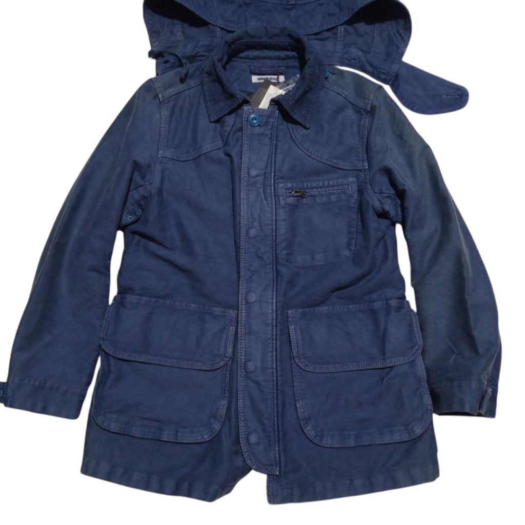 MIN@RNA Canvas Outer/Chore Hoodie Jacket JAPAN