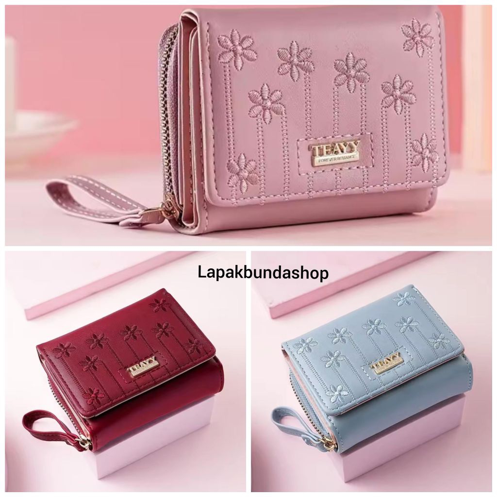 Tas Wanita Dompet Bordir TEAYY Dompet Wanita Lucu Terlaris Dompet Genggam Kekinian