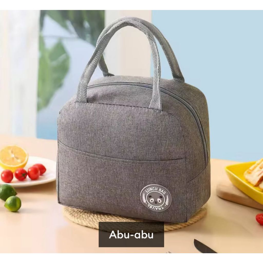 WP Tas Bekal untuk Pria dan Wanita dengan Thermos Cooler Hot | Lunch Bag Cooler | Tas Bekal Tahan Pa