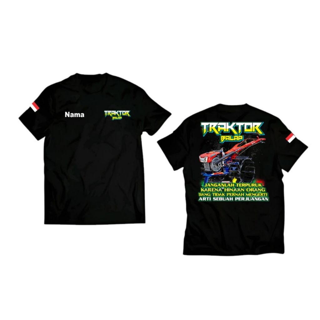 Kaos Traktor Balap Free Nama