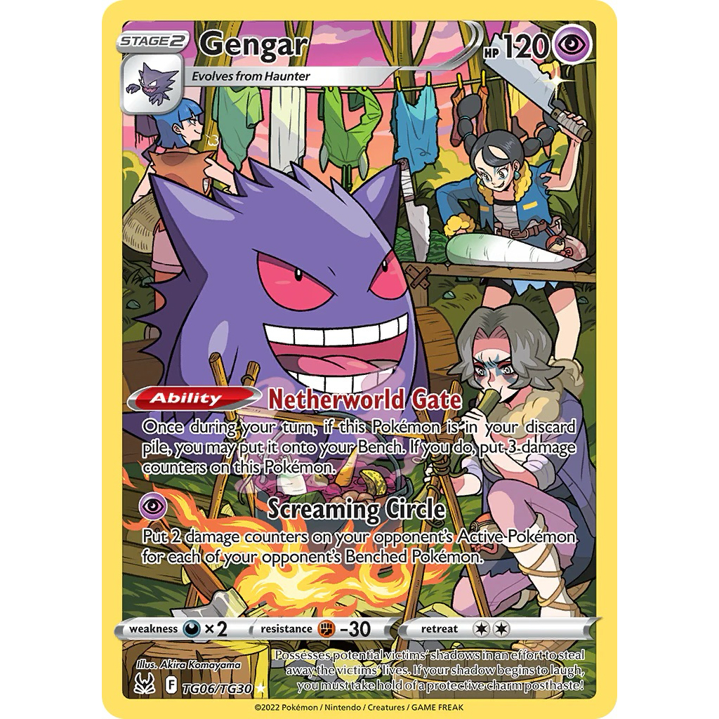 POKEMON TCG LOST ORIGIN GENGAR TG06/TG30 ENGLISH