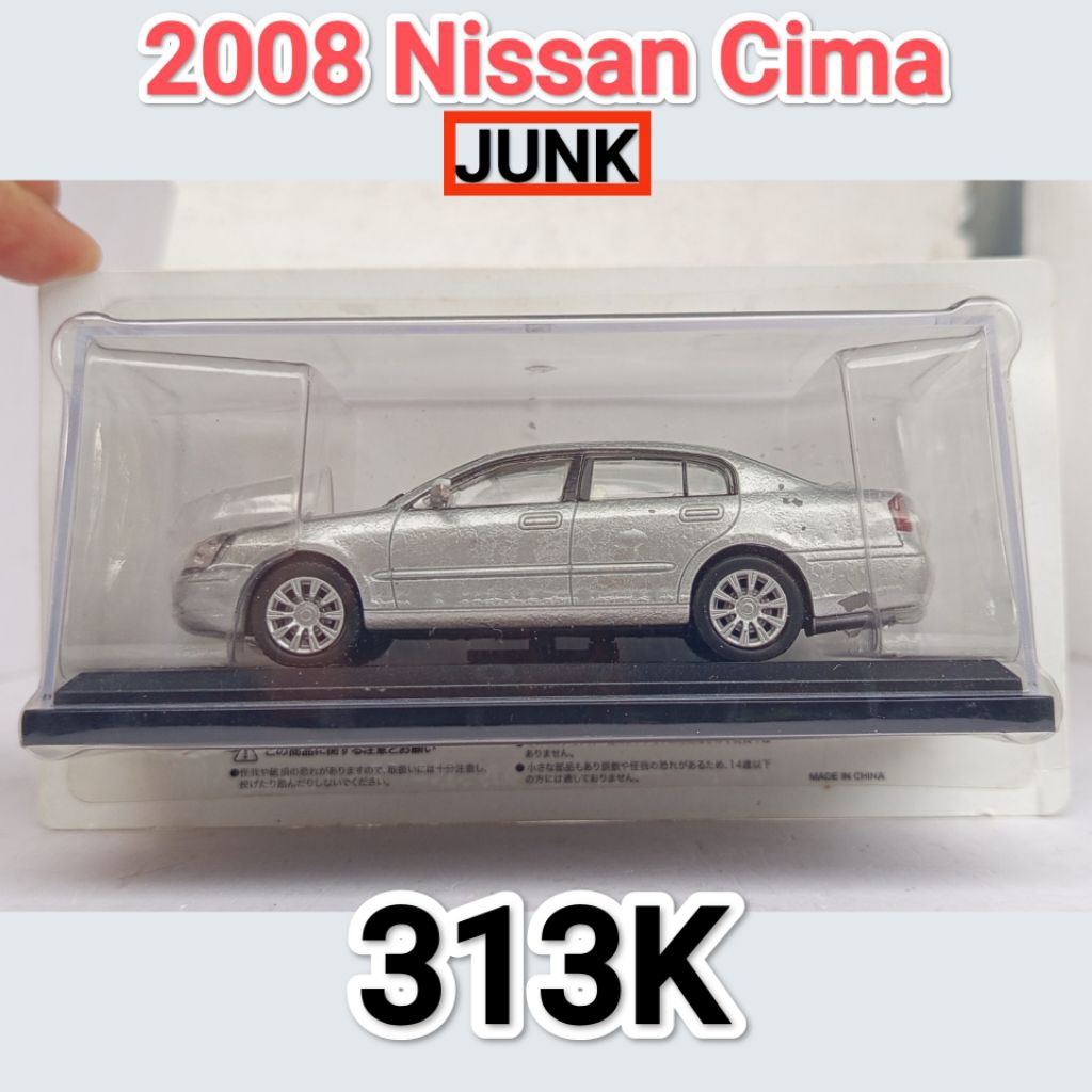 Diecast Mini Scale 43 Model 2008 Nissan Cima Junk