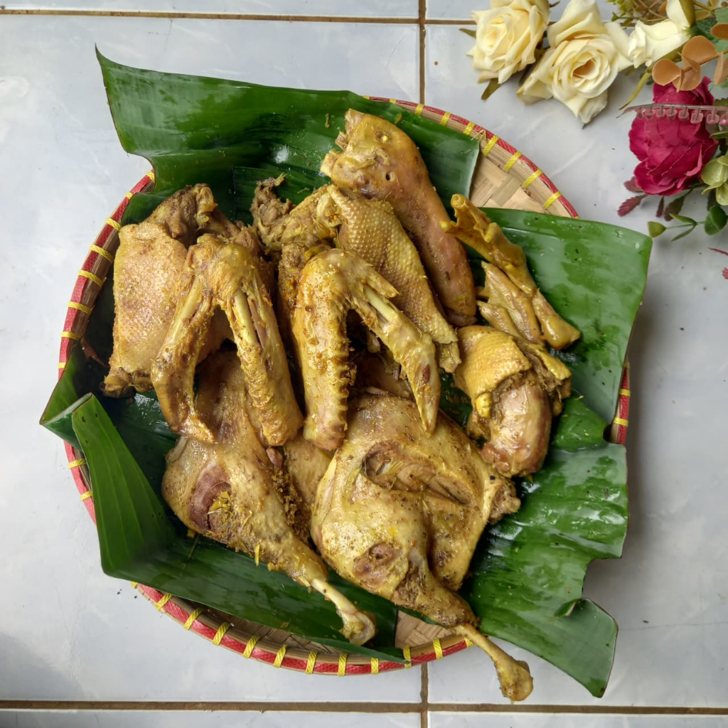 (PENGIRIMAN KHUSUS PULAU JAWA) Ungkep Daging Bebek Hibrida Ukuran Sedang (900gr) dari Berat Hidup 1.