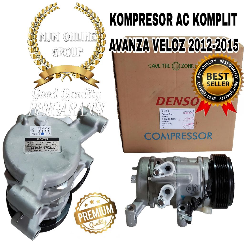 KOMPRESOR AC ASSY AVANZA VELOZ 1.5 CC 6PK 2012-2015