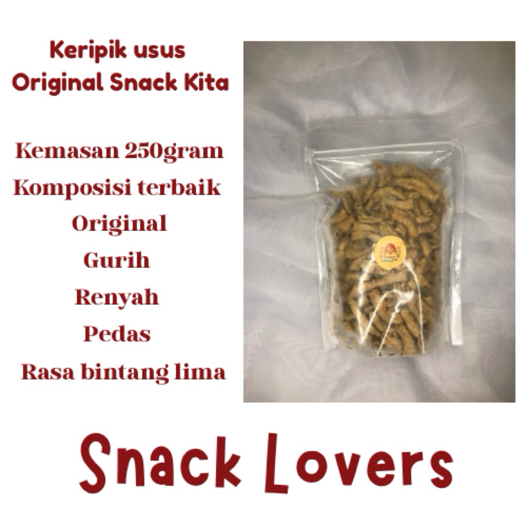 Kripik Usus Snack Kita Jajanan Kekinian Makanan Ringan Berkualitas