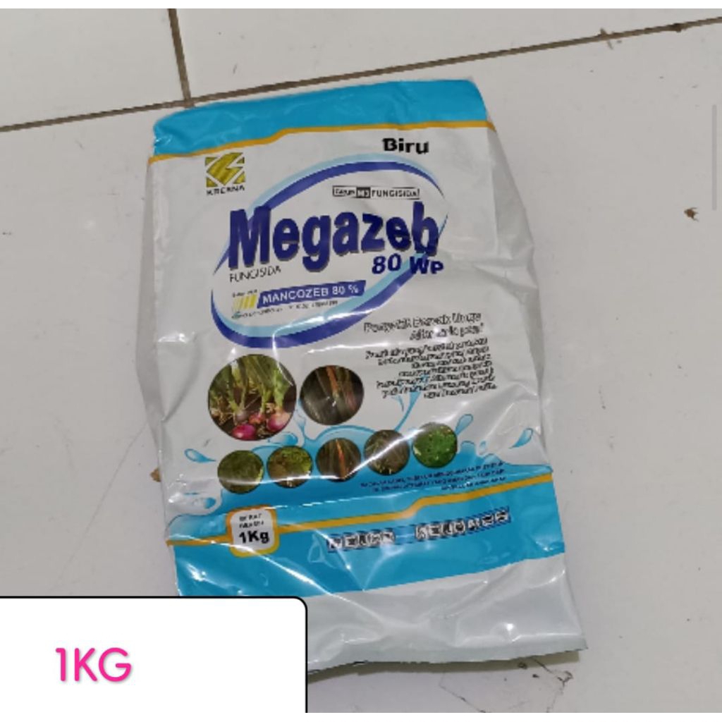 Fungisida Mankozeb Biru 1KG - Efektif untuk Bercak Ungu, Kompatibel, Aman