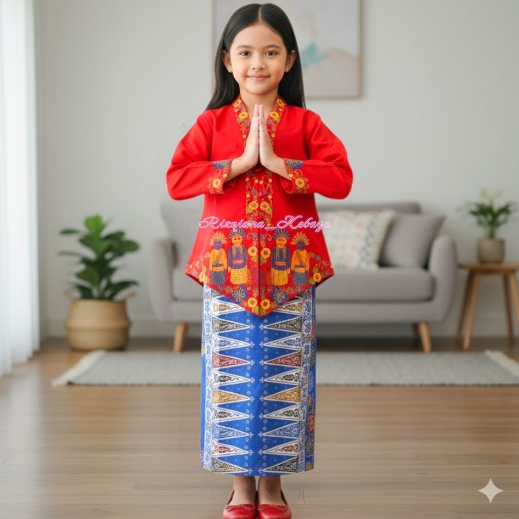 SETELAN KEBAYA ENCIM ANAK MODEL ONDEL // KEBAYA ENCIM ANAK SD // KEBAYA ENCIM ANAK // KEBAYA ENCIM