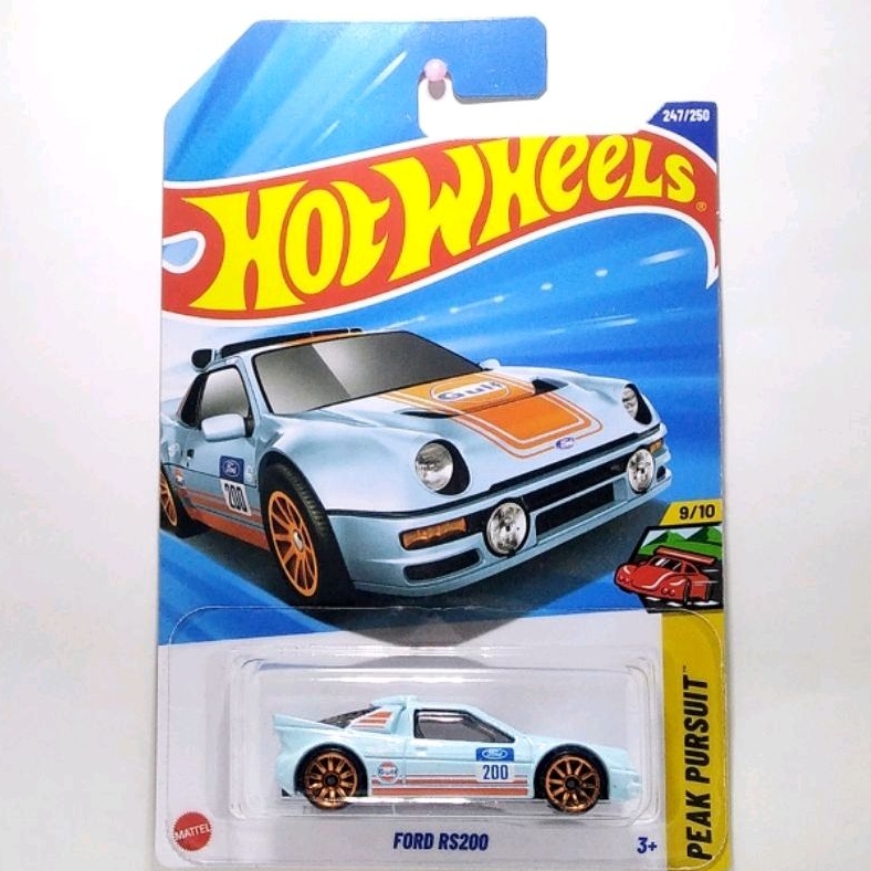 Hot Wheels diecast Hotwheels Ford rs 200 Gulf