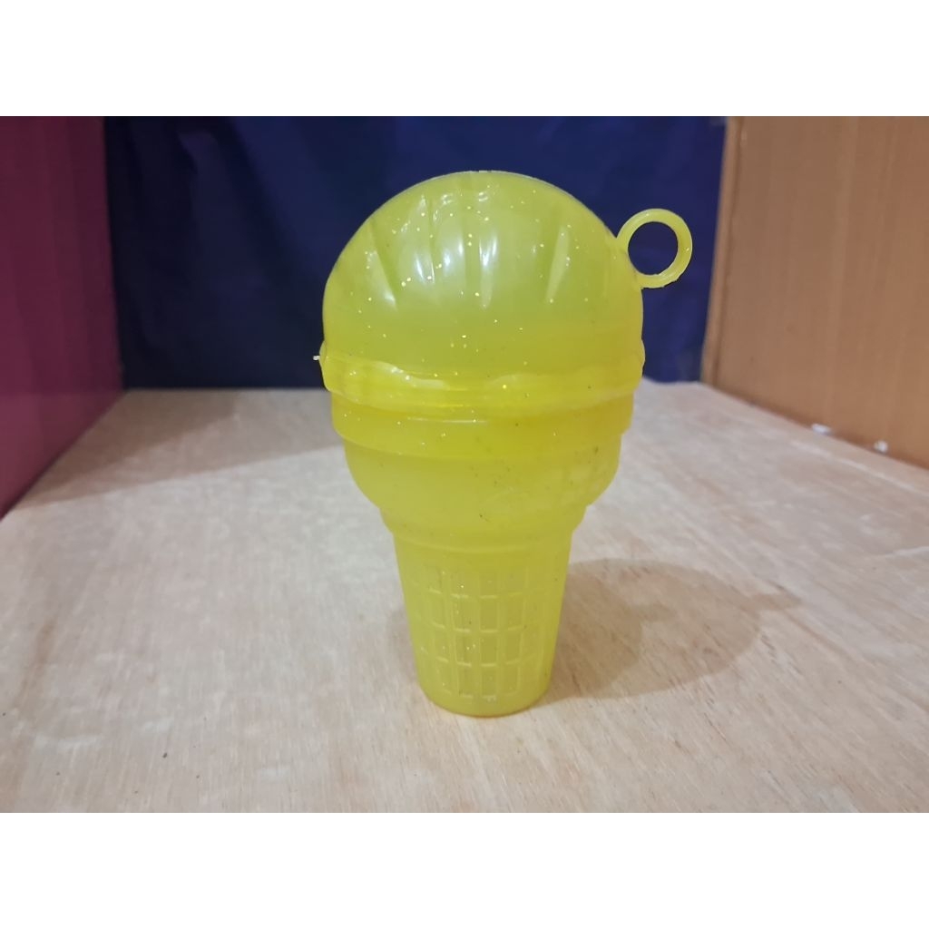 Mainan Figure Ice Cream Besar Plastik Miniature Ice Cream Boneka Frozen Ice Cream Wadah Figure Froze