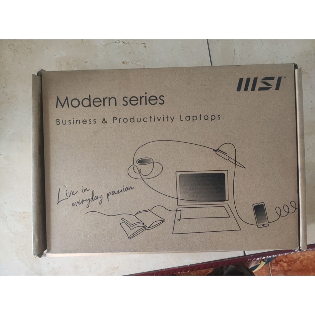 Dusbook MSI modern 14 core i3 1215u original