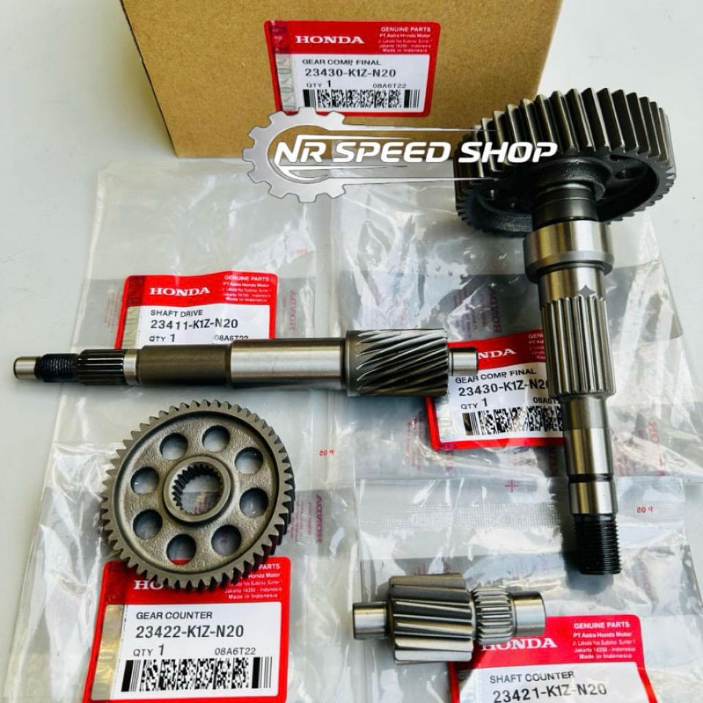 GIGI RASIO GEAR RASIO SET HONDA PCX 160 GEARBOX PCX 160 K1Z