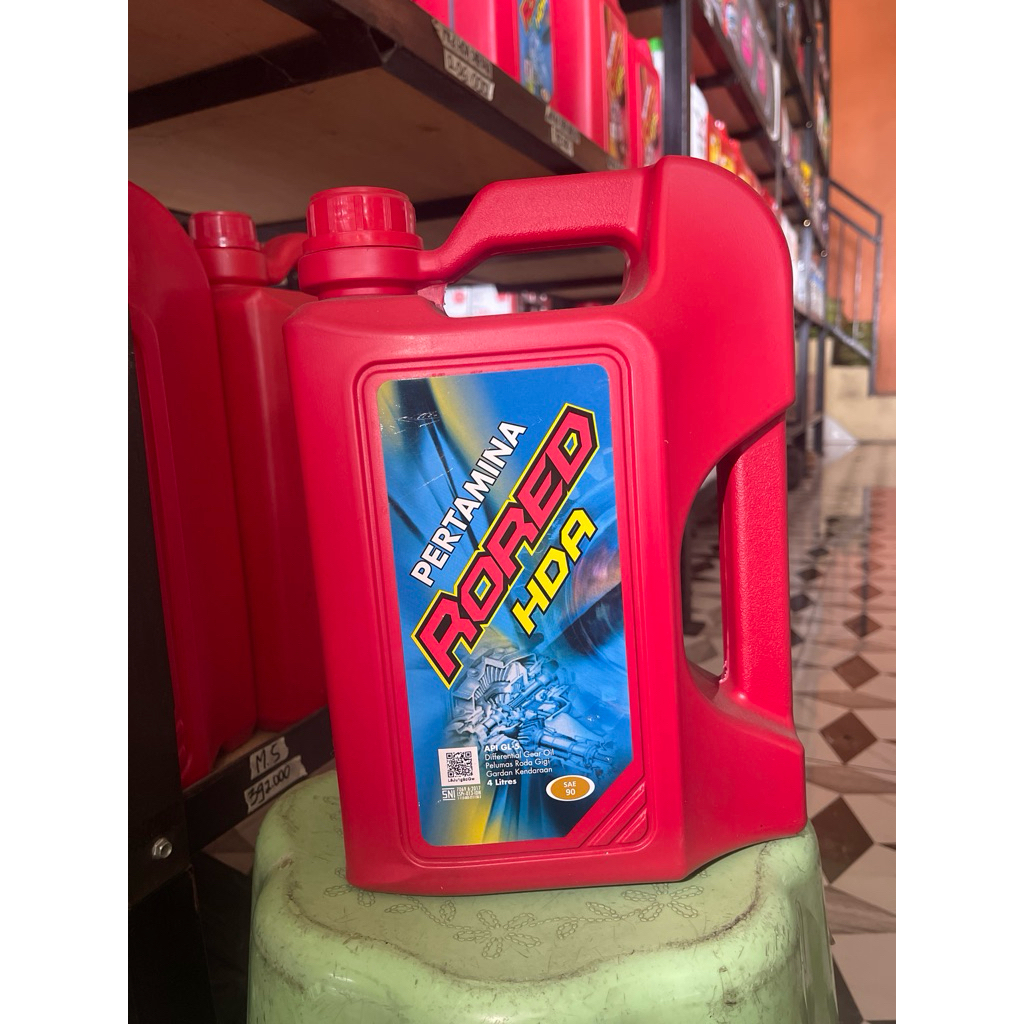 OLI PELUMAS GARDAN RORED HDA 90 4 LITER OLI PELUMAS TRANSMISI SEMUA MOBIL UNIVERSAL