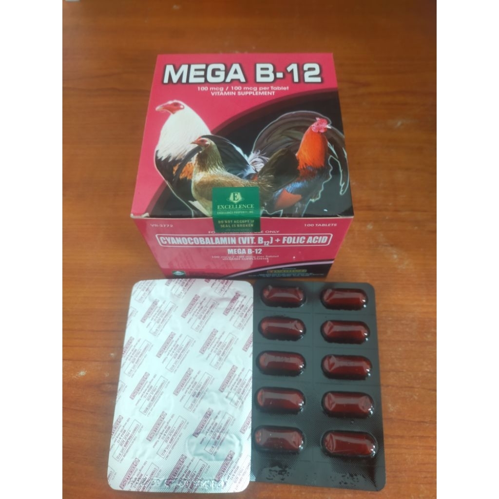MEGA B-12 vitamin suplement ayam