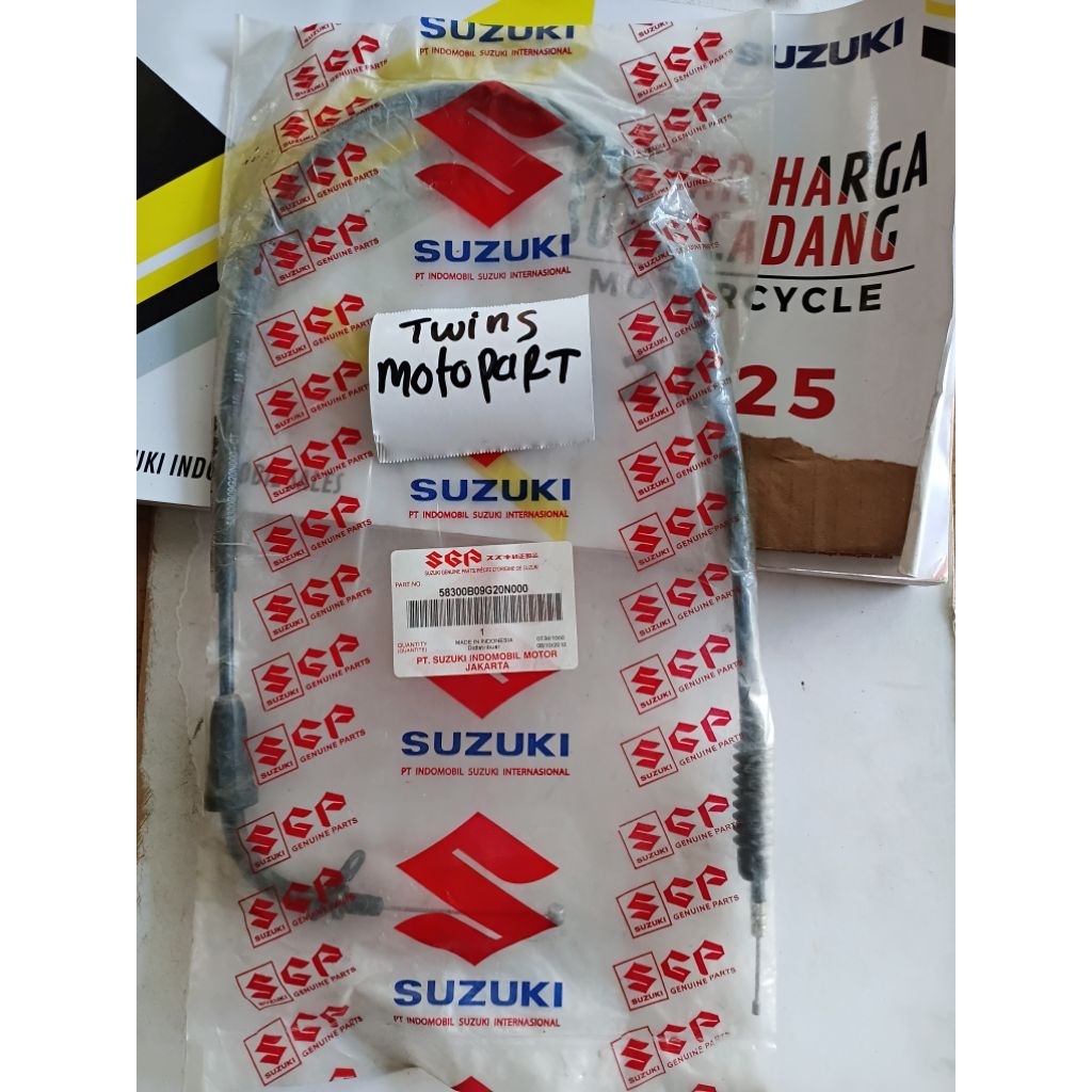 kabel tali gas suzuki smash 110 lama smash new 110 asli original suzuki genuine part indomobil smash