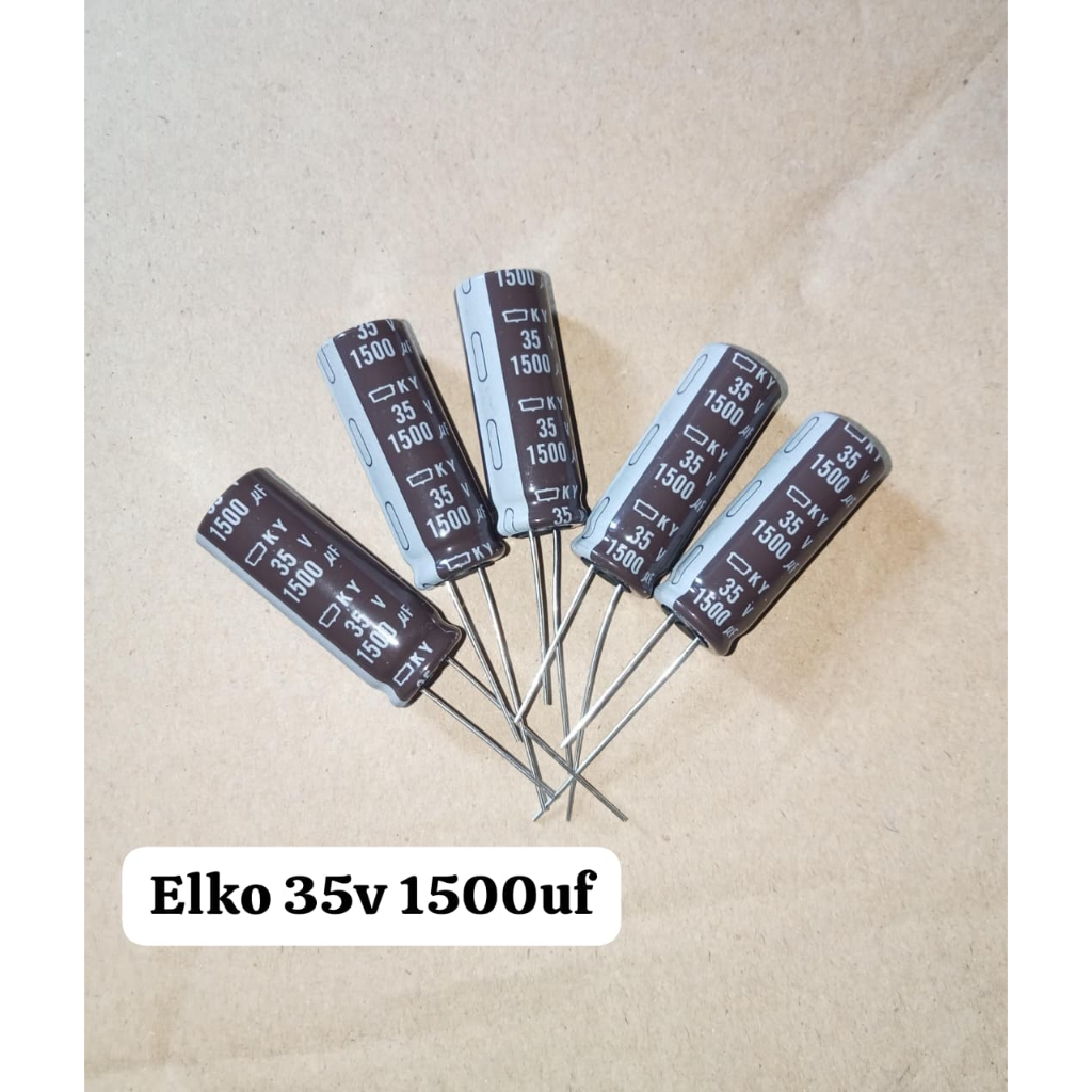 10Pcs Elko 35v 1500uf Elco 1500uf 35v