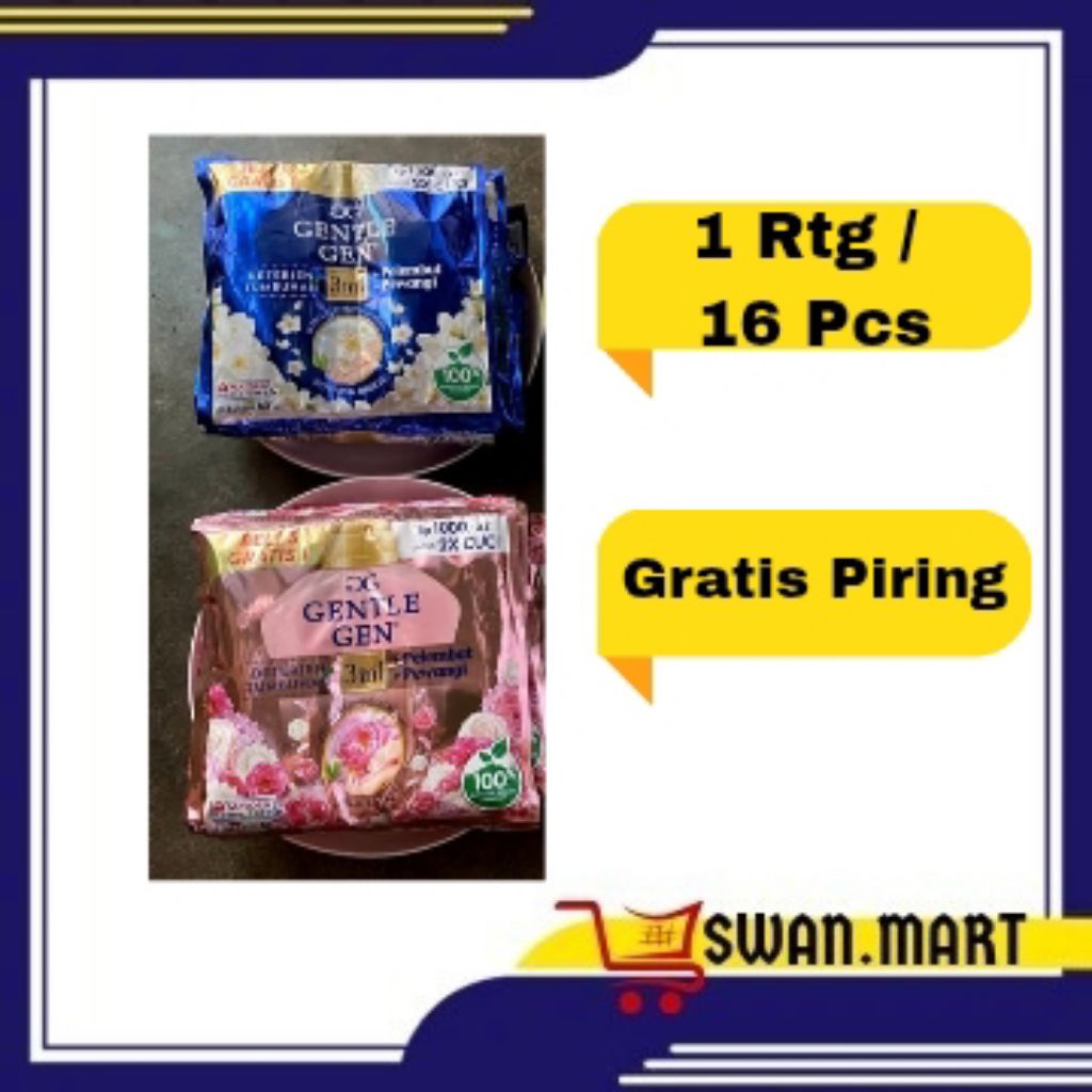 (16 pcs) Gentle Gen Gratis Piring