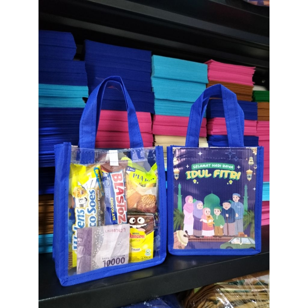 Goodie bag lebaran anak / parcel anak / Tas lebaran / Tas souvenir idul Fitri