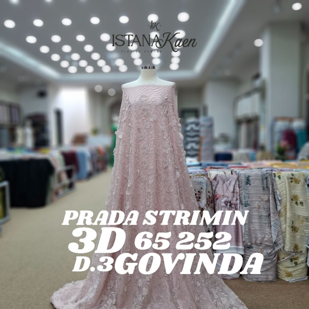 Pra Da Strimin 3D | Tulle Strimin 3D | Tulle Motif 3D | Tulle Flower 3D -ISTANAKAEN