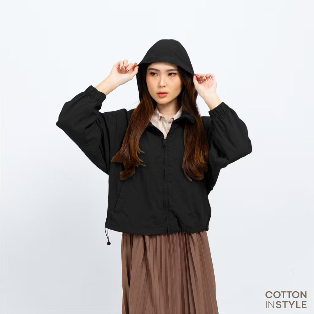 COTTON INSTYLE Jaket Parasut / Jaket Parka Not Uniqlo