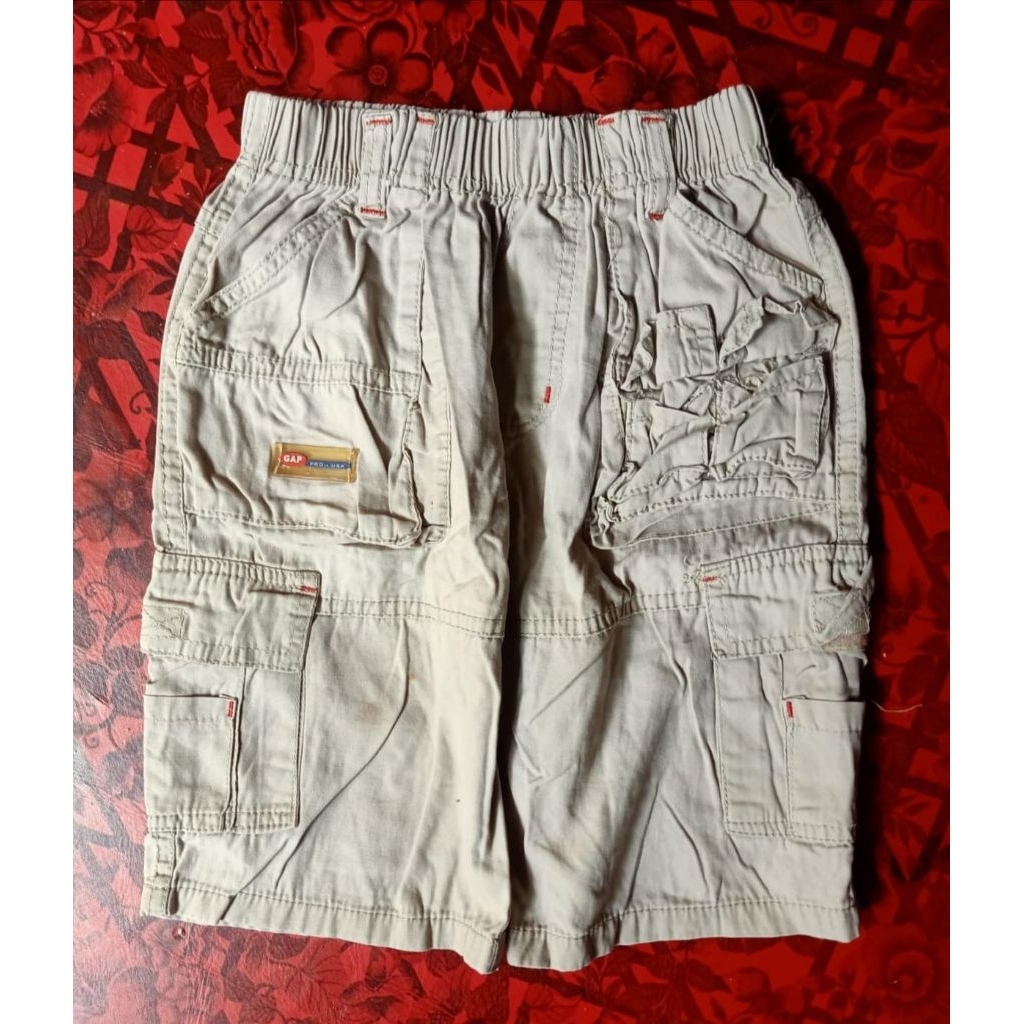 KD587 Celana pendek kempol anak cowok 3-4 tahun preeloved