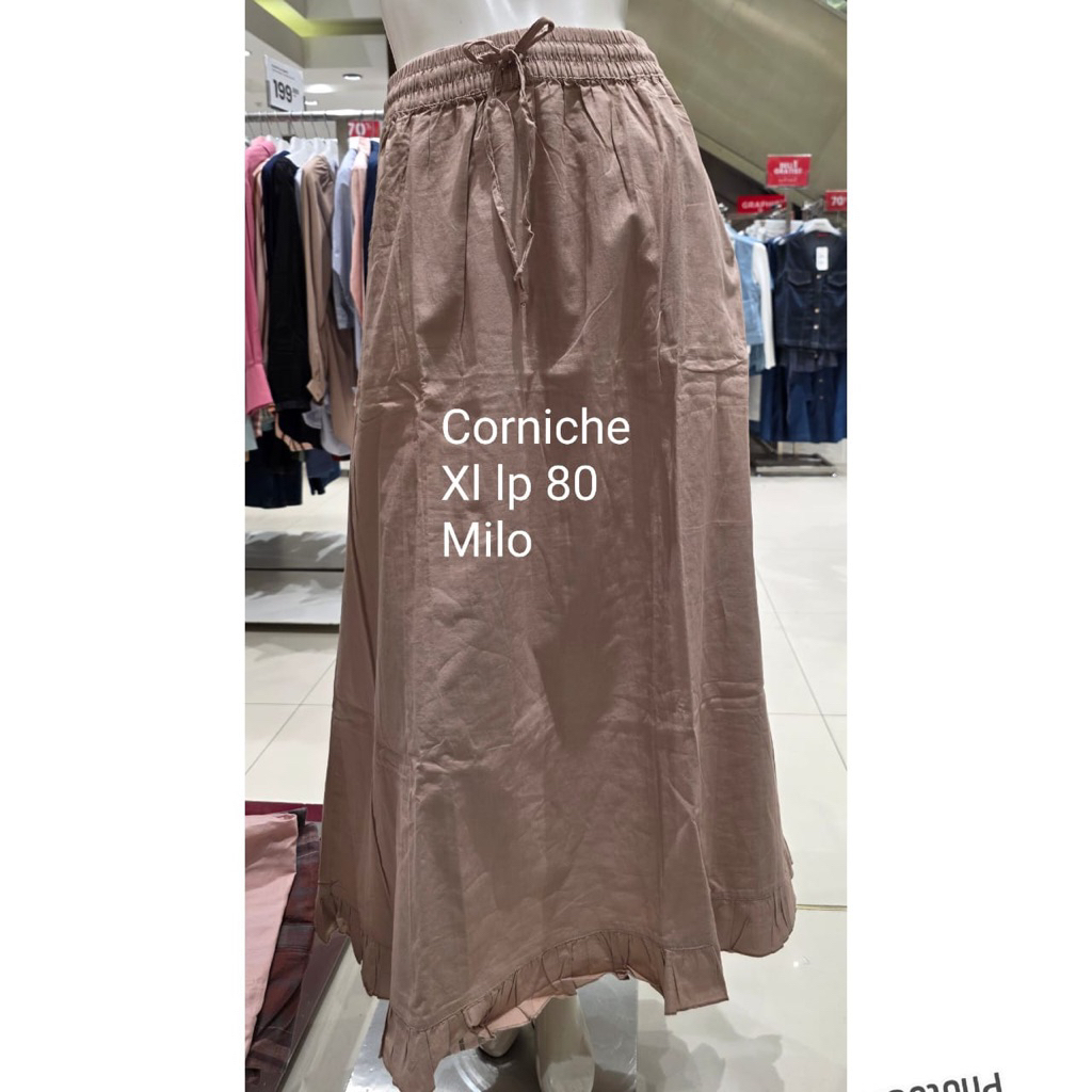 Rok panjang wanita dewasa Corniche (XL)