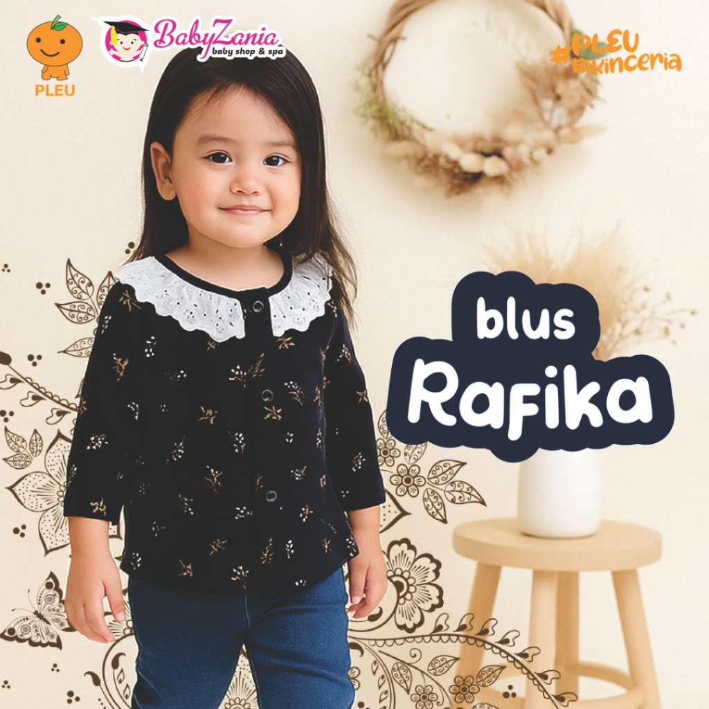 PLEU Blus Rafika | Baju Anak Perempuan Usia 1-3 Tahun