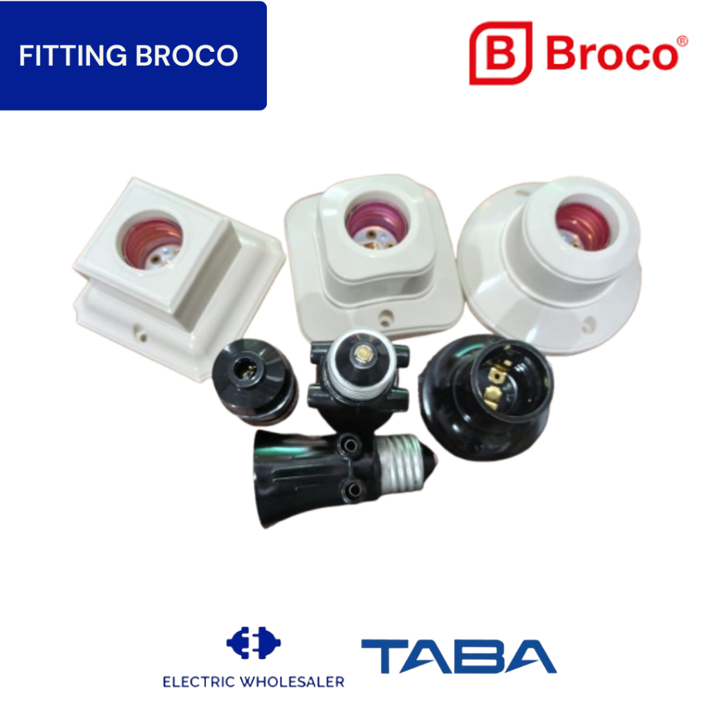 FITTING PLAFON BROCO / FITTING GANTUNG BROCO / FITTING KOMBINASI BROCO