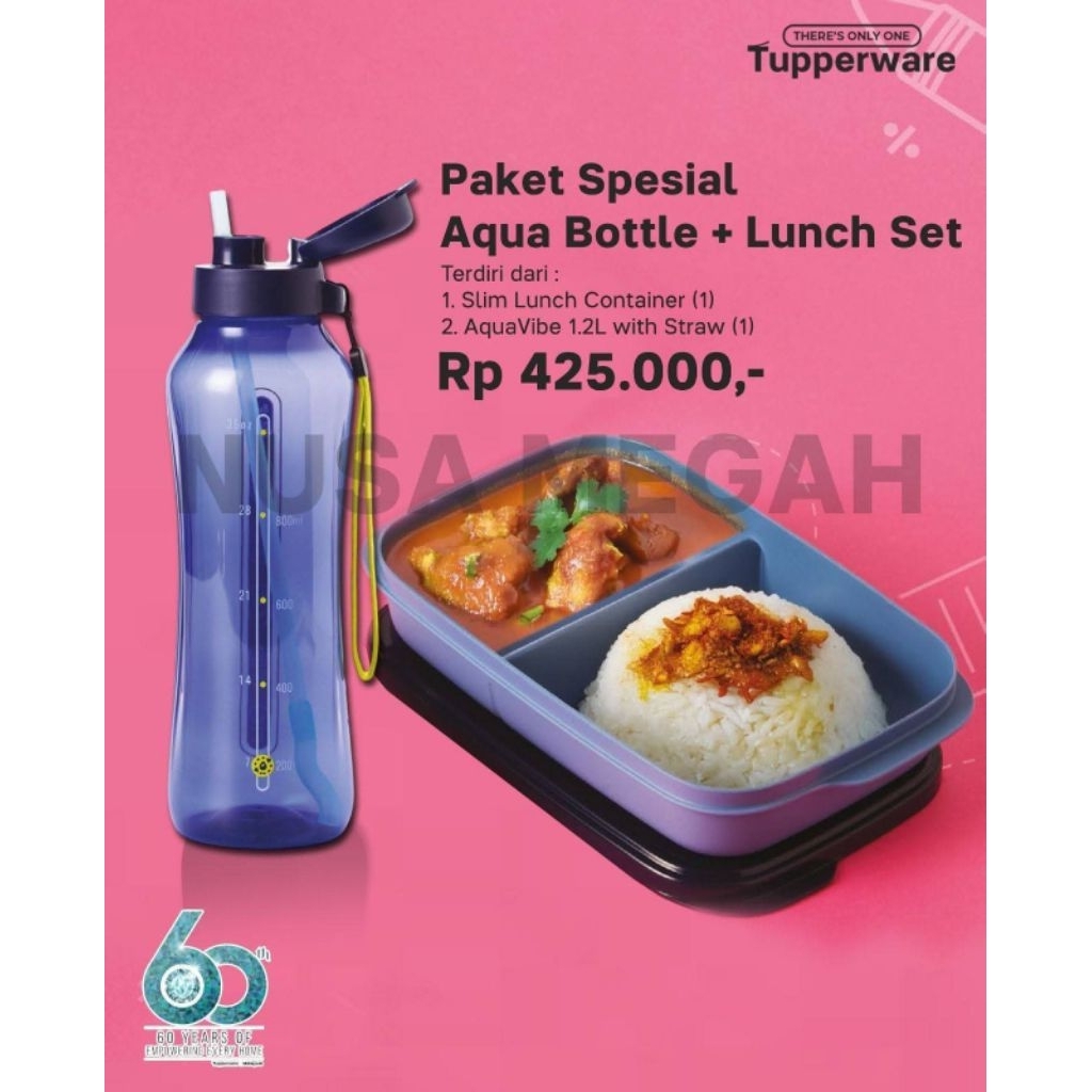 Set Tempat bekal Malaysia by Tupperware