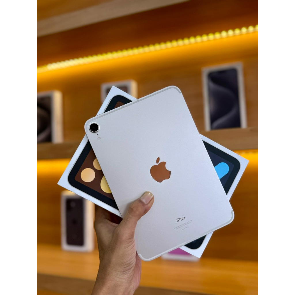 IPAD MINI 6 256GB RESMI IBOX WIFI + CELLULAR SECOND MULUS TERAWAT
