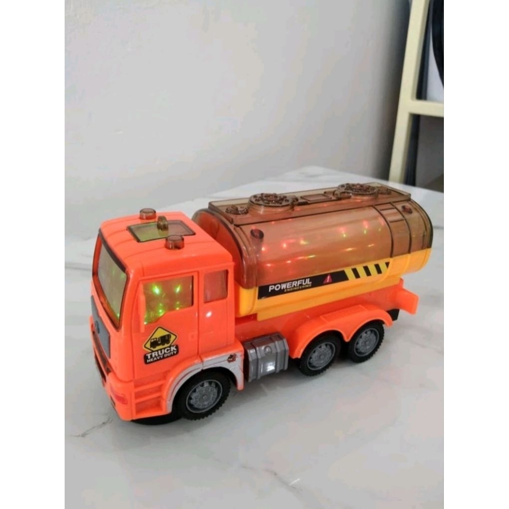 Truk Tangki Bump & Go Edukatif - Mainan Anak Plastik Berkualitas Tinggi