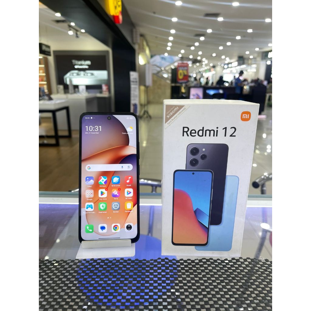 XIAOMI REDMI 12 8/128GB SECOND SEKEN BEKAS RAM 8 INTERNAL 128