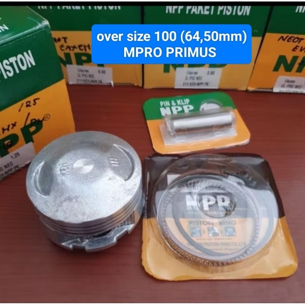 piston kit Megapro Primus oversize 100 npp