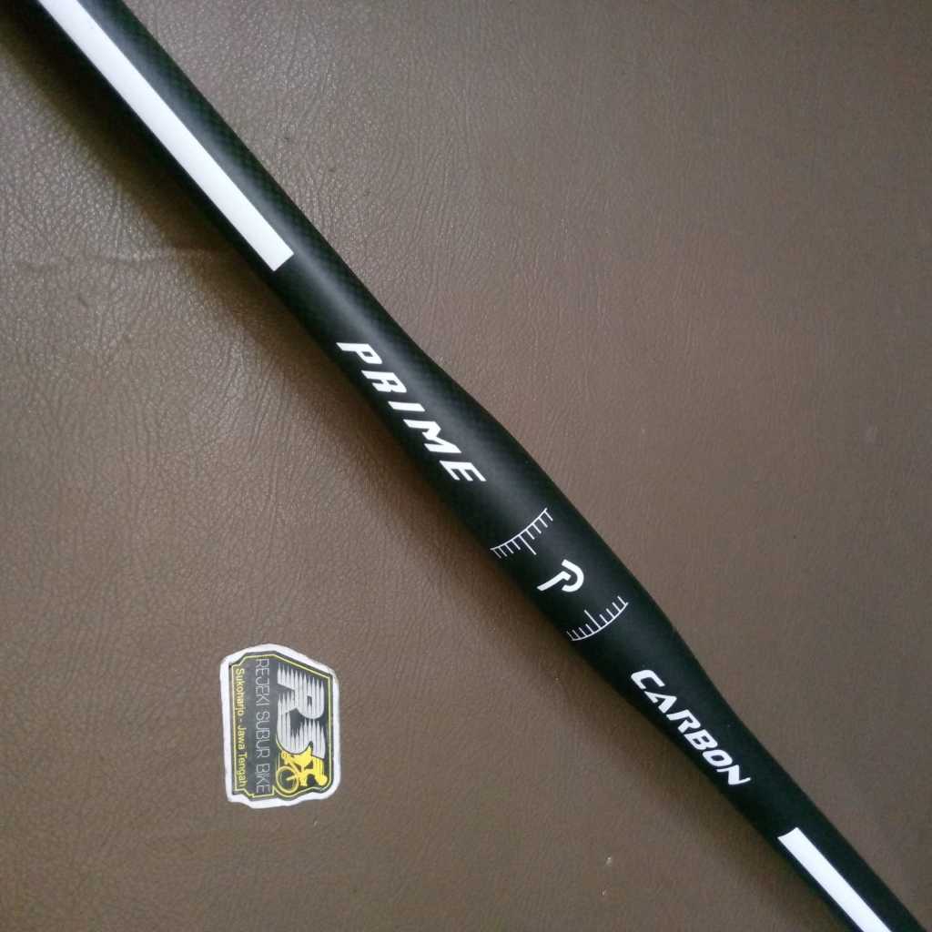 stang sepeda handlebar MTB Carbon PRIME OS 72 cm Hitam Flatbar Lurus Flat