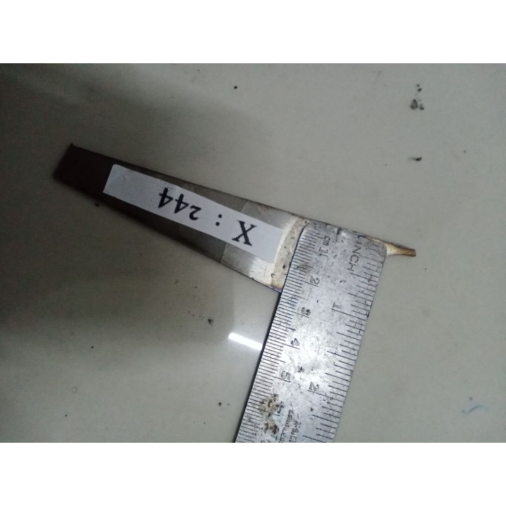 BAJA HSS DM05 Pelangi Original Bermagnet Keras Bahan Pisau Dapur Iris Seset Raut Stek Okulasi Grafti