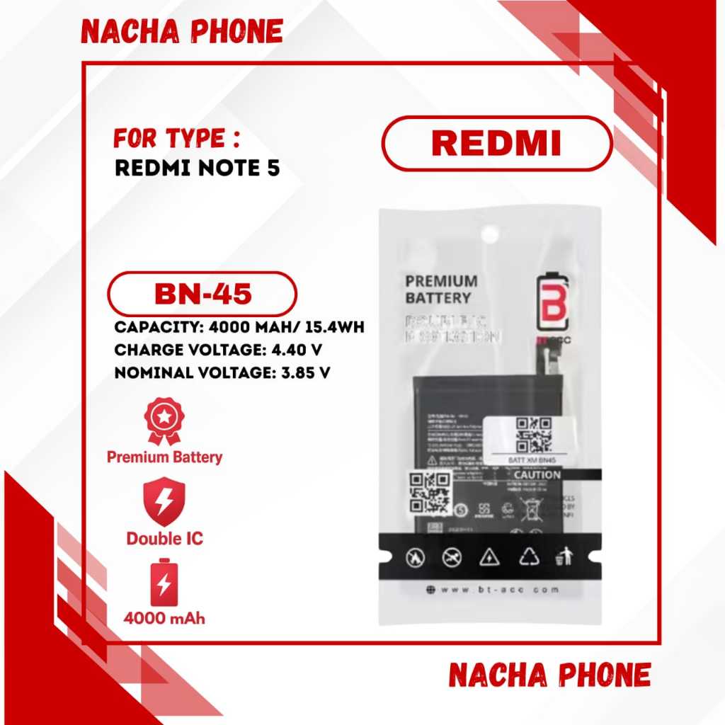 BATRAI BN-45 REDMI NOTE 5