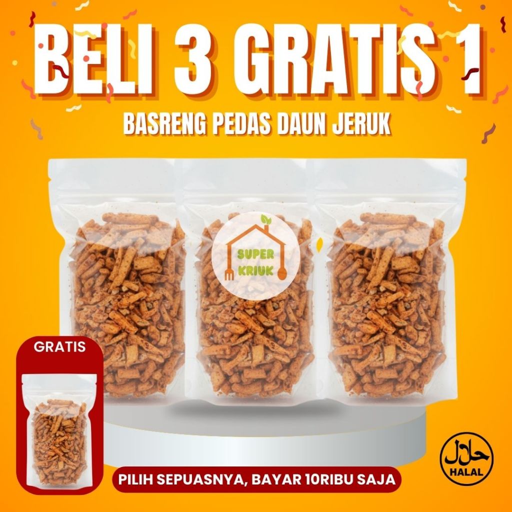 Grilshop7 Beli 3 Gratis 1 Makaroni Pipa Pedas Daun Jeruk Makaroni Cuck
