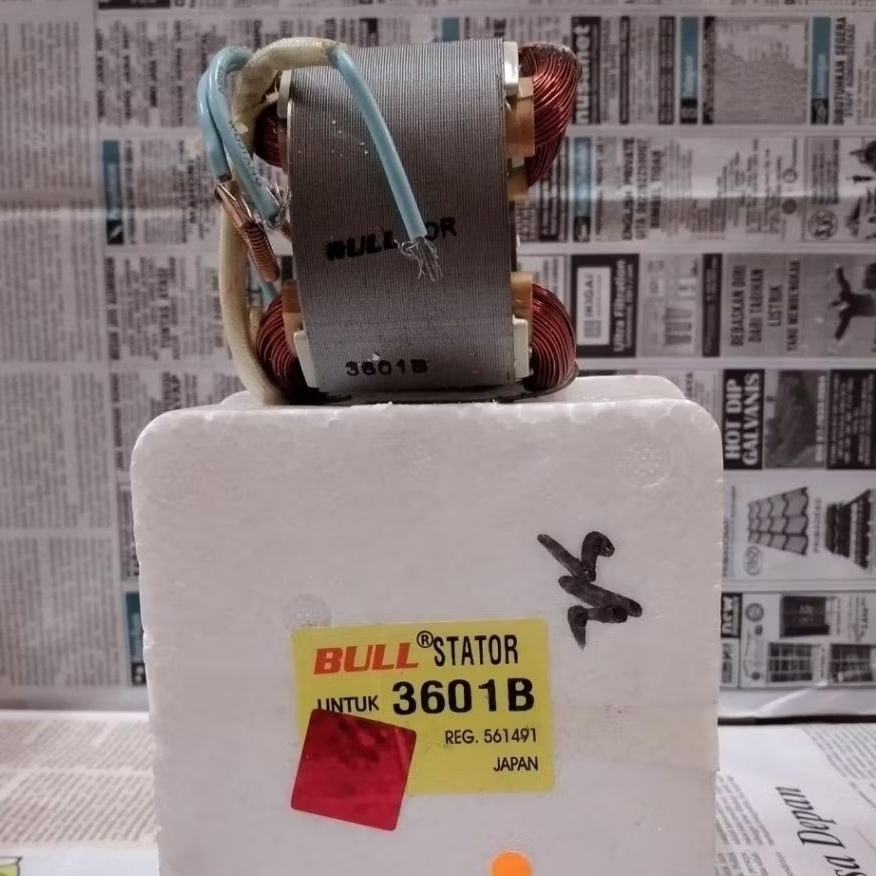 STATOR MAKITA 3601B BANTALAN RUMAH ANGKER MESIN ROUTER PROFIL BESAR MAKITA 3601 B BULL
