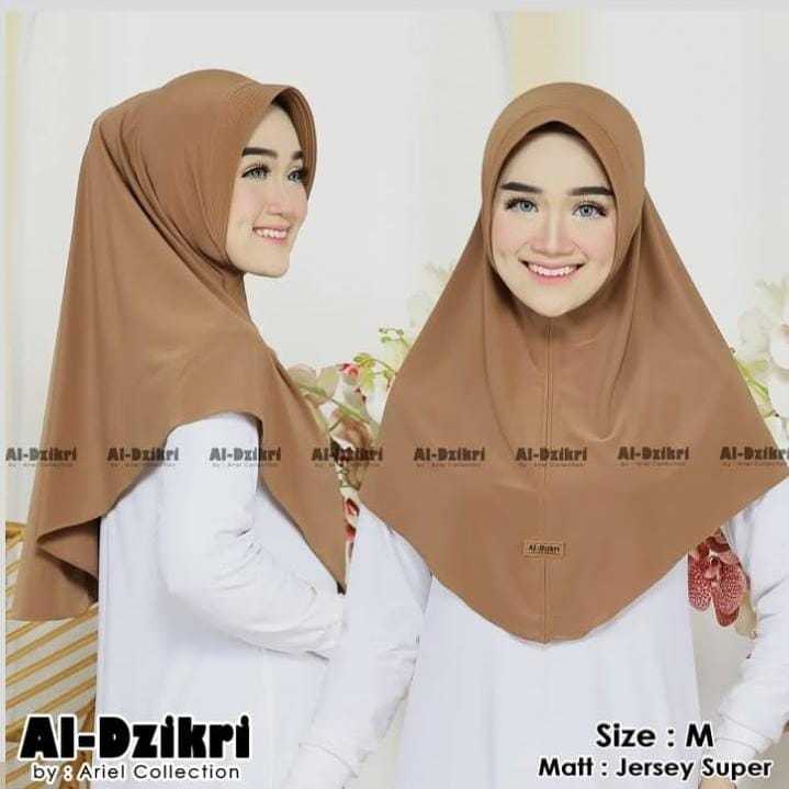 Hijab Instan Al-DZIKRI Hijab Bergo Jersey size M by Ariel Collection