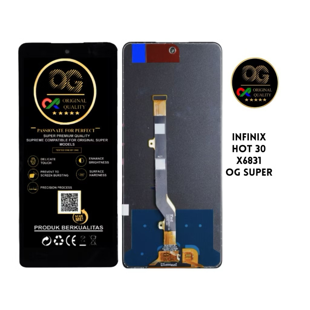 LCD OG SUPER INFINIX HOT 30 / 40 / NOTE 30 / X6831 / X6832 / X6833b / POVA 5 / 5 PRO / 6