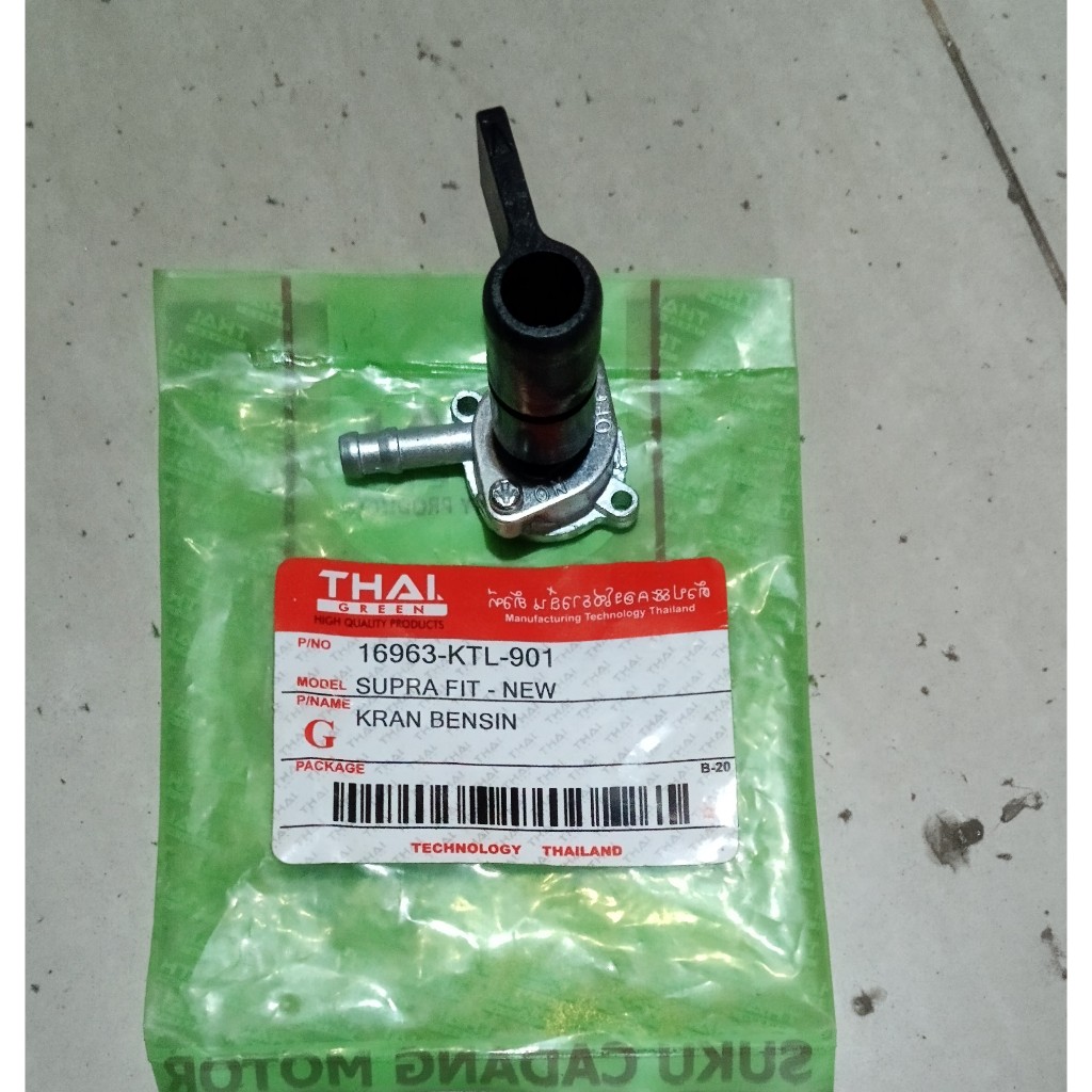 Kran Bensin Motor Supra Fit New REVO BLADE - NEPPON / THAI Japan Quality, Tahan Lama, Mudah Dipasang