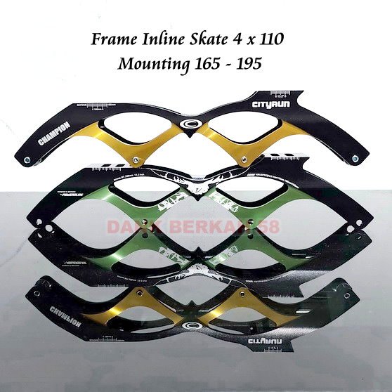 Frame Inline Skate Speed Sepatu roda Speed 4x110
