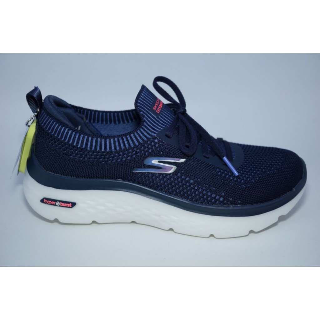 skechers go run hyper burst women's walking shoes - navy _ skechers 124585/nvy